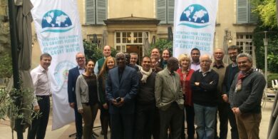 Les panelistes d'Initiatives pour l'Avenir des Grands Fleuves lors de la troisième session IAGF à Avignon, du 11 au 14 octobre 2016.