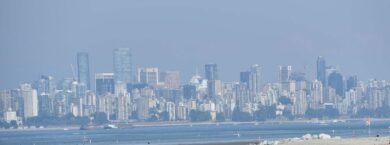 Vancouver dans un brouillard de chaleur en juin 2021 (DON MACKINNON_AFP)